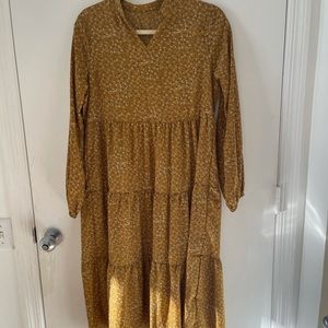 Mid calf peasant dress size small